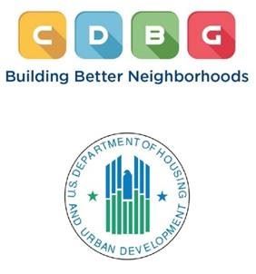 Community Development Block Grant & HUD logos