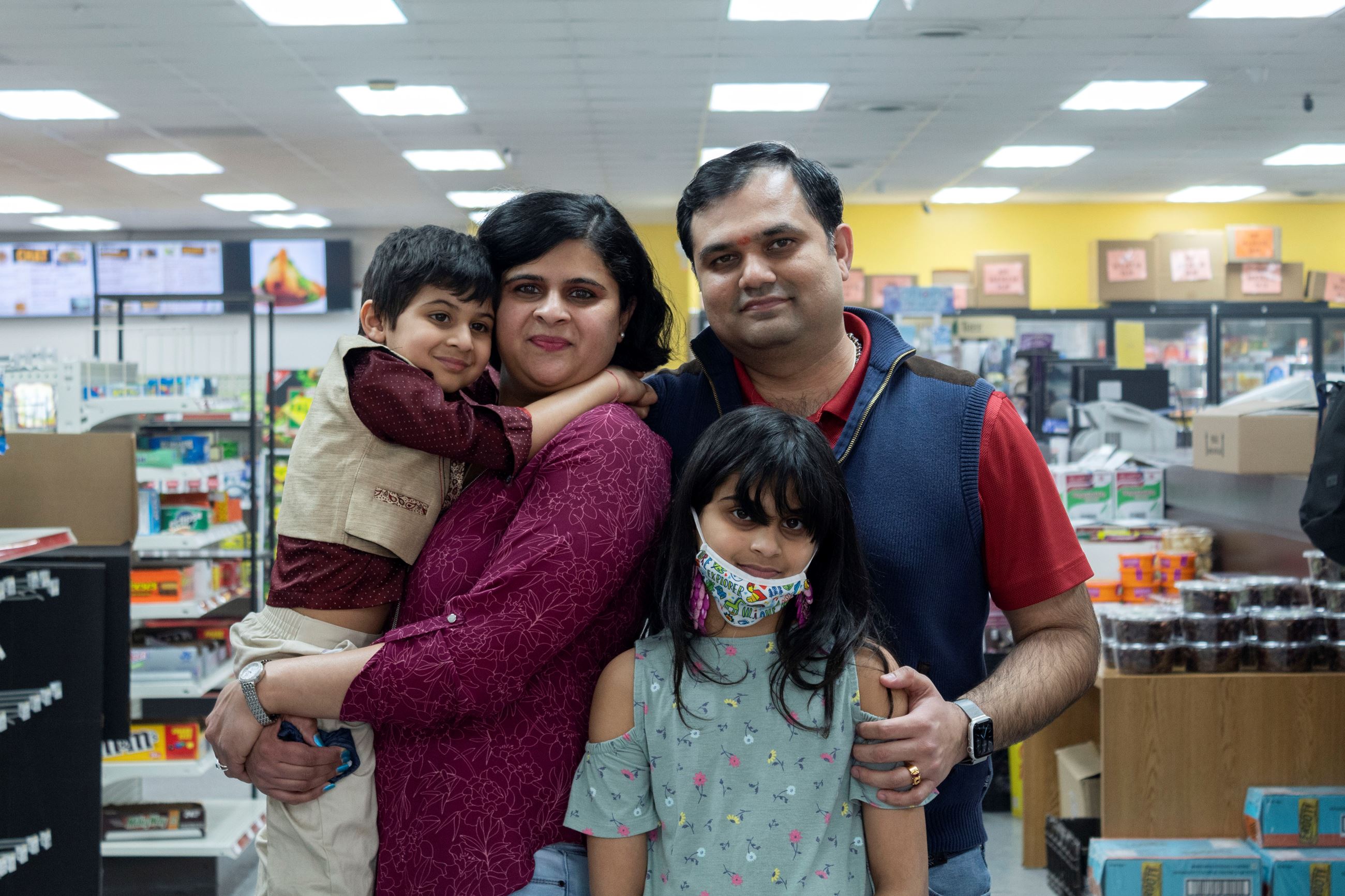 DJ Bhatt and his family.