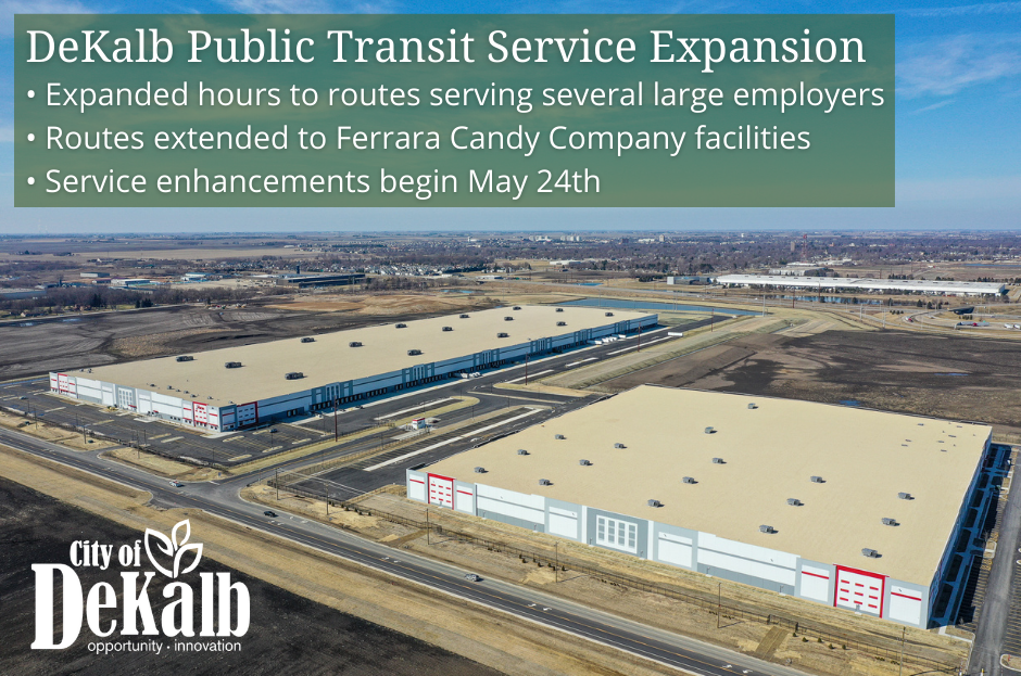 An aerial photo shows the Ferarra Candy Company facilities