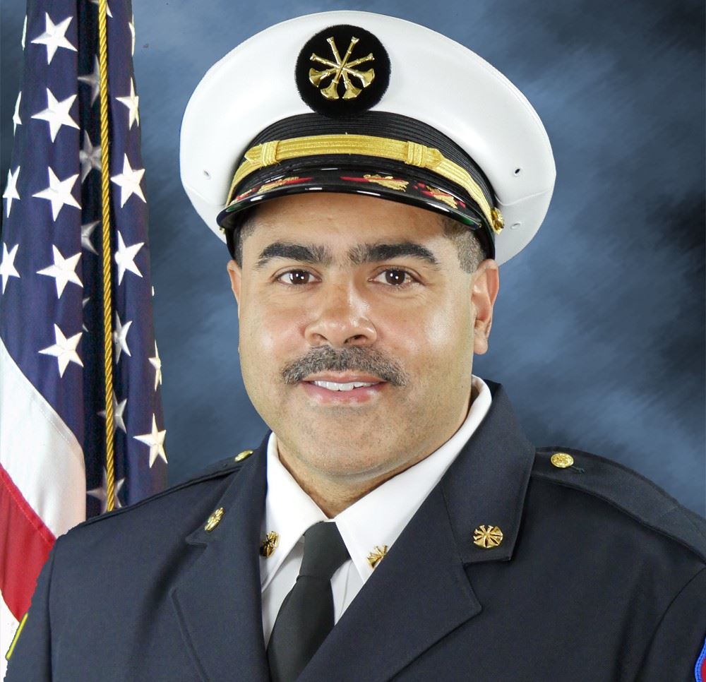A headshot of DeKalb Fire Chief Jeff McMaster