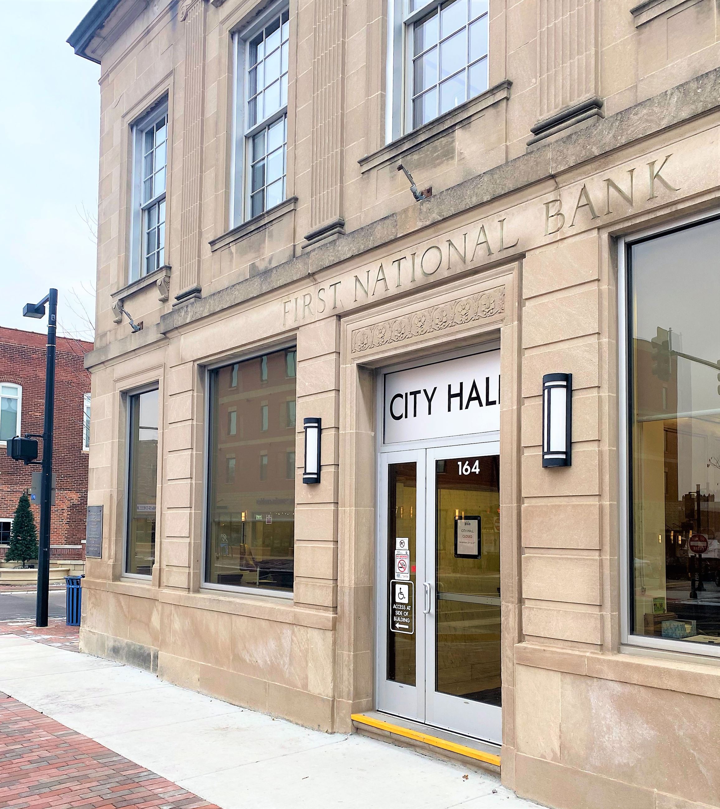 The front of DeKalb City Hall.