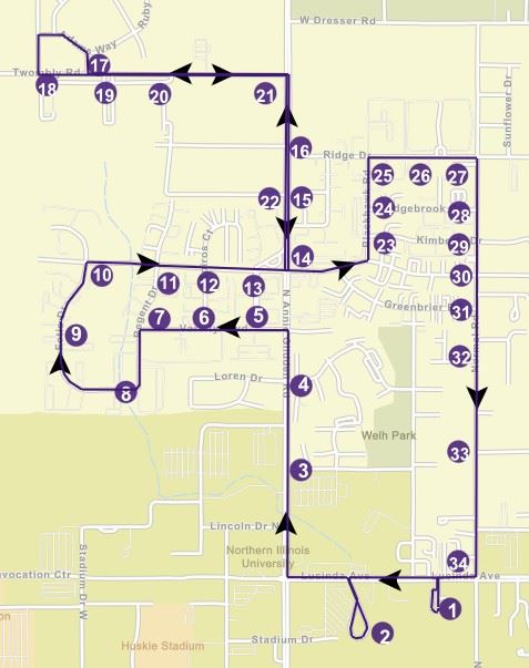 Route 10 effective 3.09.25