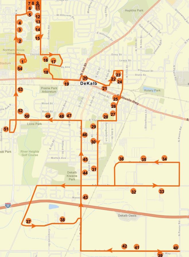 Route 19 effective 3.09.25